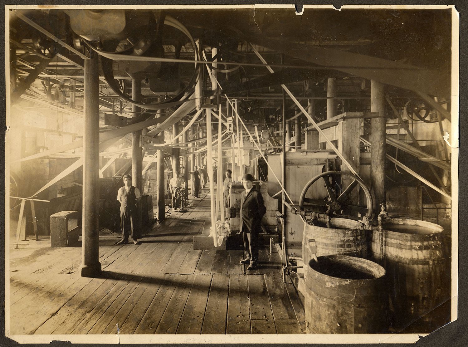 Interior of Pontiac Mills Building 3 circa 1870